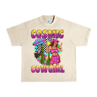 Sandshell cosmic cowgirl Urban Heavy Tee - texasbilliewilder