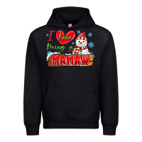 Black i love being a mamaw Urban Hoodie - MaliasSmallBusiness
