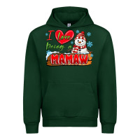 Forest Green i love being a mamaw Urban Hoodie - MaliasSmallBusiness