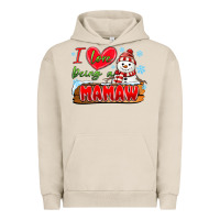Pigment French Oak i love being a mamaw Urban Hoodie - MaliasSmallBusiness