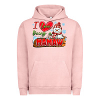 Pigment Salmon i love being a mamaw Urban Hoodie - MaliasSmallBusiness