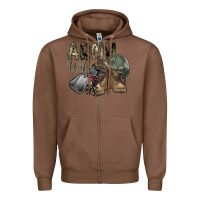 Chestnut army wife Zipper Hoodie - SublimationCraftShop