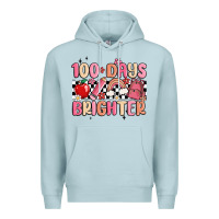Blue Mist 100 days brighter Premium Hoodie - MaliasSmallBusiness