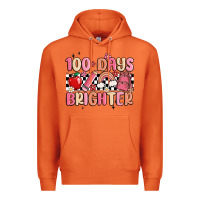 Carrot 100 days brighter Premium Hoodie - MaliasSmallBusiness
