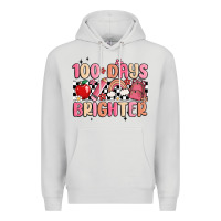 Dove Grey 100 days brighter Premium Hoodie - MaliasSmallBusiness