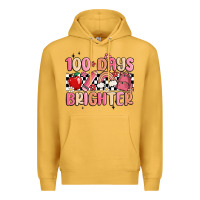 Mustard 100 days brighter Premium Hoodie - MaliasSmallBusiness