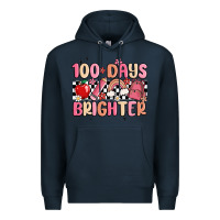 Navy 100 days brighter Premium Hoodie - MaliasSmallBusiness