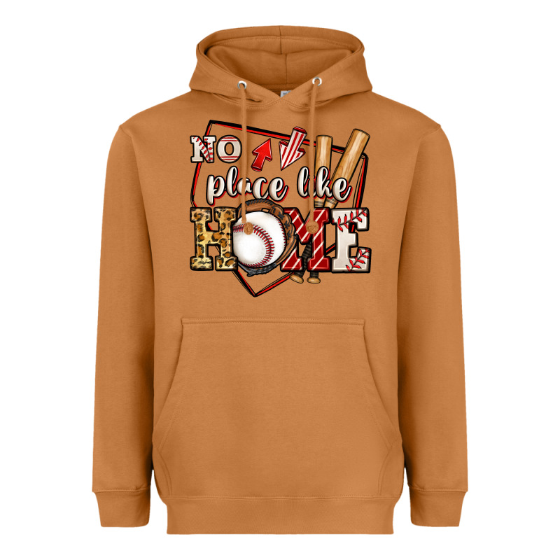 No Place Like Home Baseball Heavyweight Hoodie by Jasminsmagicworld | Teevron