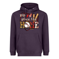 Plum no place like home baseball Heavyweight Hoodie - Jasminsmagicworld