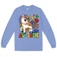 Colony Blue au some unicorn Long Sleeve Tee - Zillion Design Studio