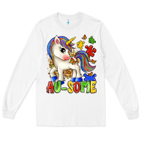 White au some unicorn Long Sleeve Tee - Zillion Design Studio