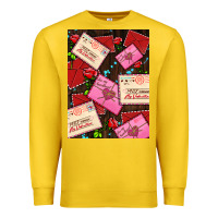 Lemon love letters with roses  air Premium Sweatshirt - AdoDesignShop