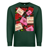 Love Letters With Roses  Air Premium Sweatshirt | Teevron