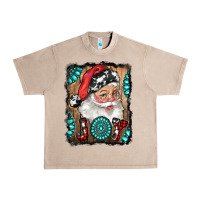 French Oak Santa Claus Joy Urban Heavy Tee - RanaPortraitStore