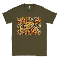Army Green leopard background Classic Tee - Zillion Design Studio
