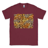 Burgundy leopard background Classic Tee - Zillion Design Studio