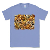 Colony Blue leopard background Classic Tee - Zillion Design Studio
