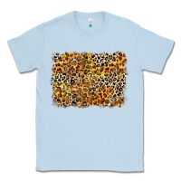 Dusty Blue leopard background Classic Tee - Zillion Design Studio