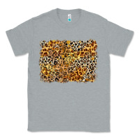 Heather Grey leopard background Classic Tee - Zillion Design Studio