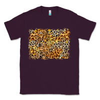 Plum leopard background Classic Tee - Zillion Design Studio
