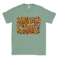 Sage leopard background Classic Tee - Zillion Design Studio