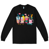 Black teacher coffee cup Long Sleeve Tee - AdoDesignShop