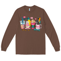 Chestnut teacher coffee cup Long Sleeve Tee - AdoDesignShop
