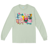 Matcha teacher coffee cup Long Sleeve Tee - AdoDesignShop