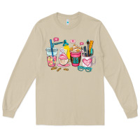 Mushroom teacher coffee cup Long Sleeve Tee - AdoDesignShop
