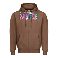 Easter Nurse Easter Day Zipper Hoodie | Teevron