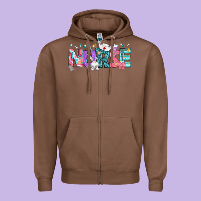 Easter Nurse Easter Day Zipper Hoodie Designed By Neo Western