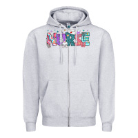 Heather Grey Easter Nurse Easter Day Zipper Hoodie - Neo Western