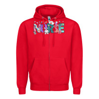 Red Easter Nurse Easter Day Zipper Hoodie - Neo Western
