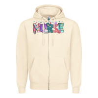Sandshell Easter Nurse Easter Day Zipper Hoodie - Neo Western