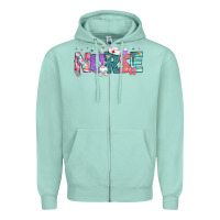Seafoam Easter Nurse Easter Day Zipper Hoodie - Neo Western
