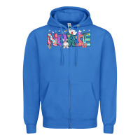 True Royal Easter Nurse Easter Day Zipper Hoodie - Neo Western