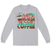 Moon Dust half nurse half coffee Long Sleeve Tee - texasbilliewilder