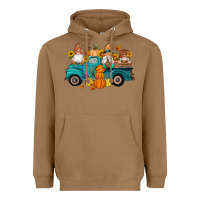 Toasted Coconut fall gnomes truck pumpkin sunflowers Heavyweight Hoodie - Artiststas