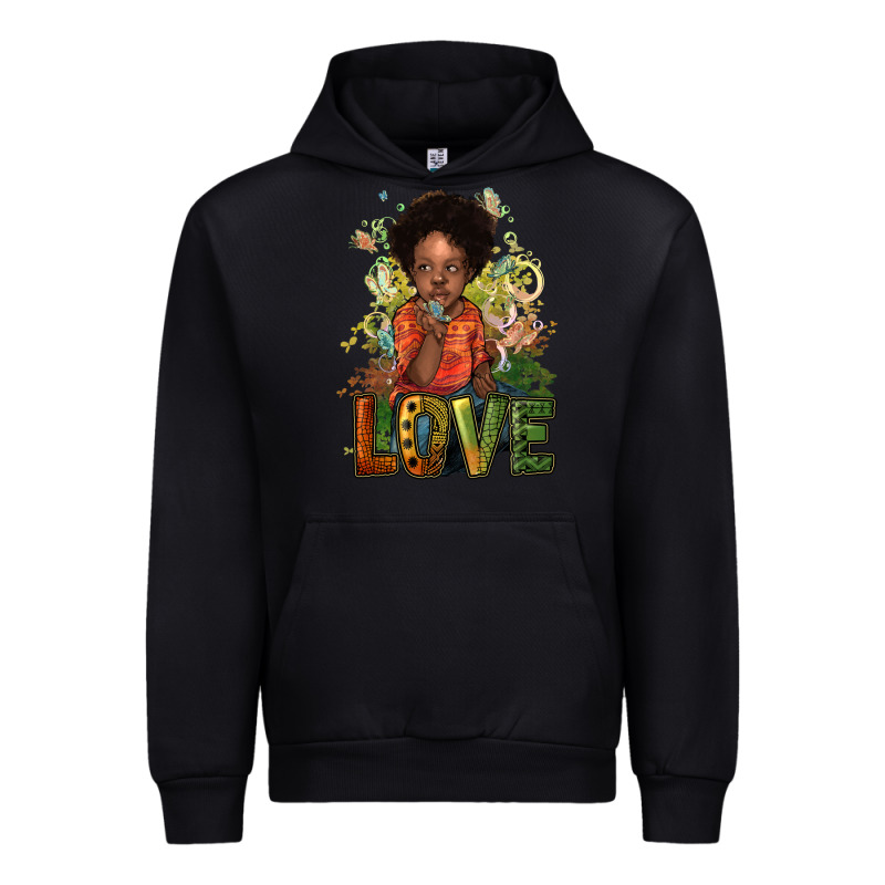 Black Afro Boy Love Urban Hoodie by NancyCooperArtShop | Teevron