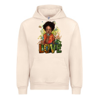 Sandshell black afro boy love Urban Hoodie - NancyCooperArtShop