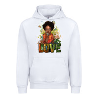 White black afro boy love Urban Hoodie - NancyCooperArtShop