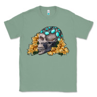 Sage skull with sunflowers Classic Tee - RanaPortraitStore