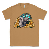 Toasted Coconut skull with sunflowers Classic Tee - RanaPortraitStore