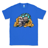 True Royal skull with sunflowers Classic Tee - RanaPortraitStore