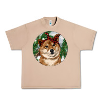 Burro Shiba Inu Christmas Urban Heavy Tee - RanaPortraitStore