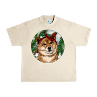 Sandshell Shiba Inu Christmas Urban Heavy Tee - RanaPortraitStore