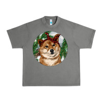 Tornado Shiba Inu Christmas Urban Heavy Tee - RanaPortraitStore