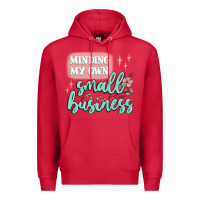 Cardinal minding my own small business Premium Hoodie - MaliasSmallBusiness