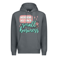 Rock minding my own small business Premium Hoodie - MaliasSmallBusiness