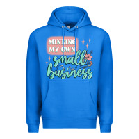 True Royal minding my own small business Premium Hoodie - MaliasSmallBusiness